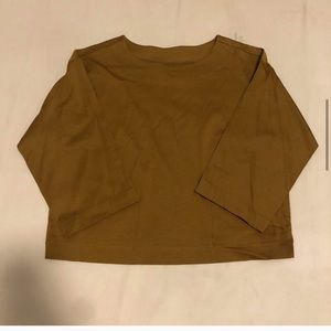 Everlane Luxe Cotton Crop Tee